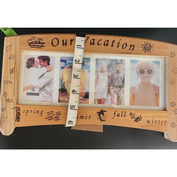Our Vacation Photo Collage Picture Frame 12x6 a picture frame for your  memories - Picture 4 of 4